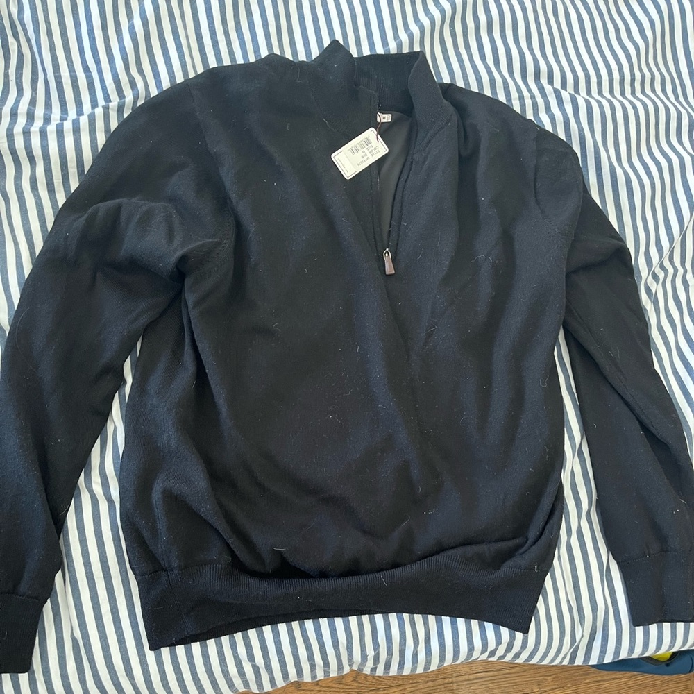 Peter Millar Merino Wool Quarter Zip